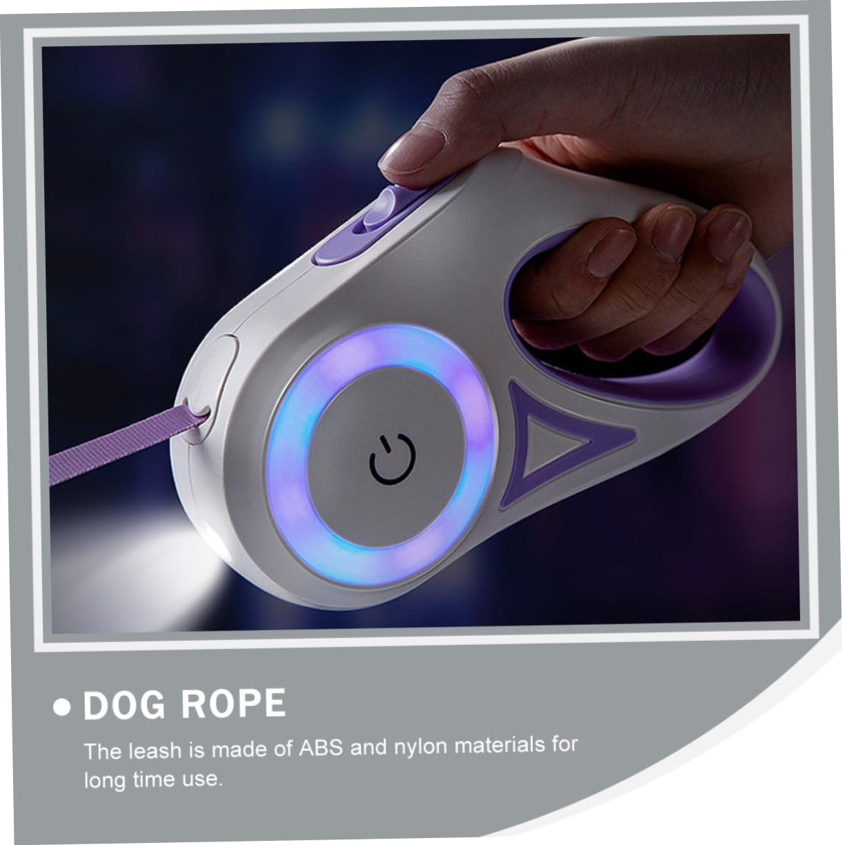 Happyyami Retractable Dog Leash Mit -Funktion Automatisches Flexibles Design Für Training Und Jogging Lange Strapazierfähige Und Leichte Hundeleine