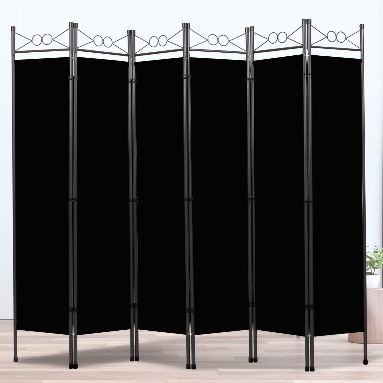 Room Divider Folding Privacy Screens 6 Ft Tall Partitions Wall Dividers