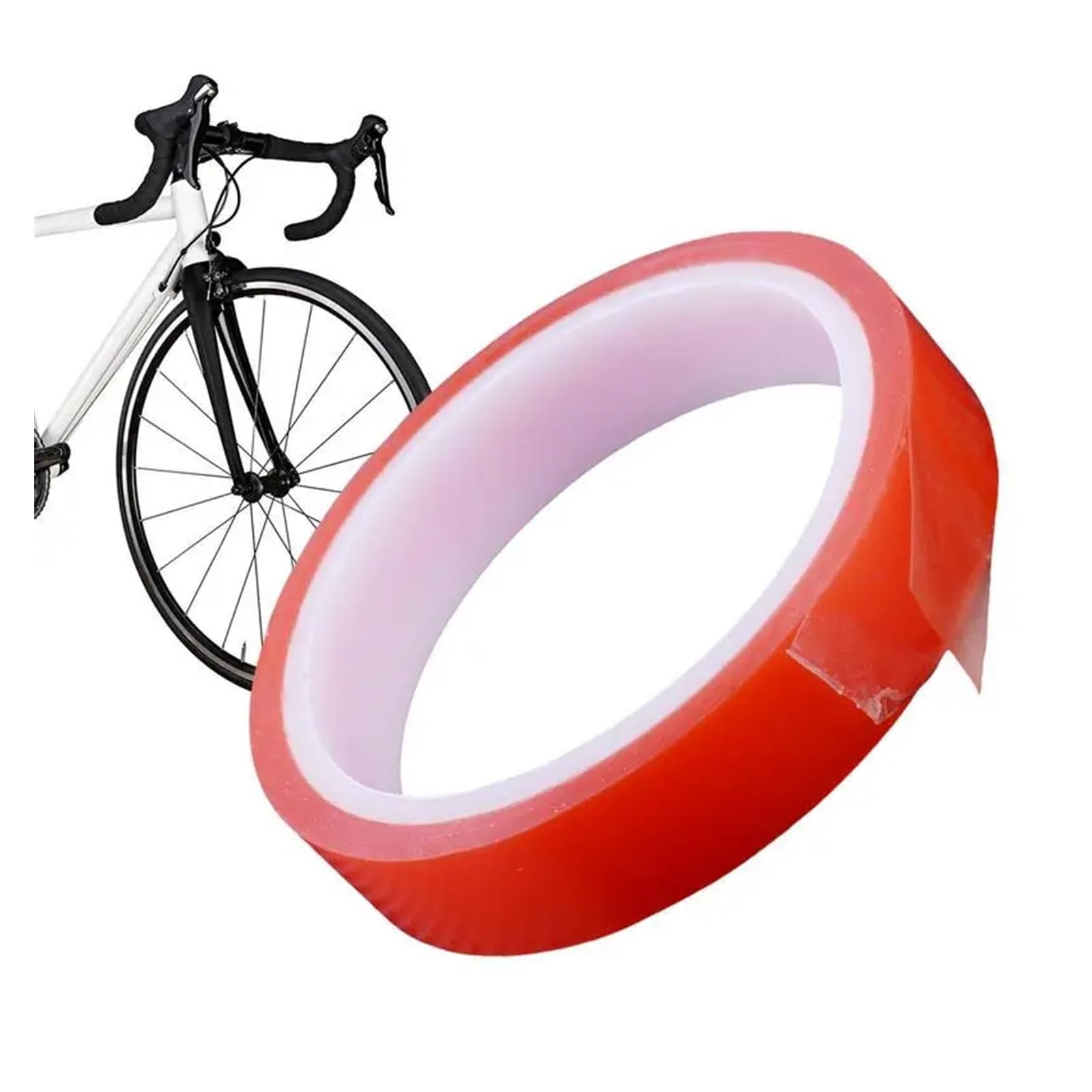 Supporti per cerchioni di biciclette Nastro for cerchioni for pneumatici for biciclette Tubeless Rivestimento for pneumatici for bici adesivo antiscivolo portatile resistente per Velox con nastro ades