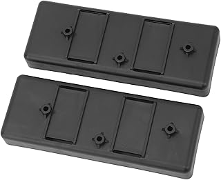 2pcs RC Car Battery Tray Plastic Battery Mounting Plate for Axial SCX10 1/10 RC Car Black
