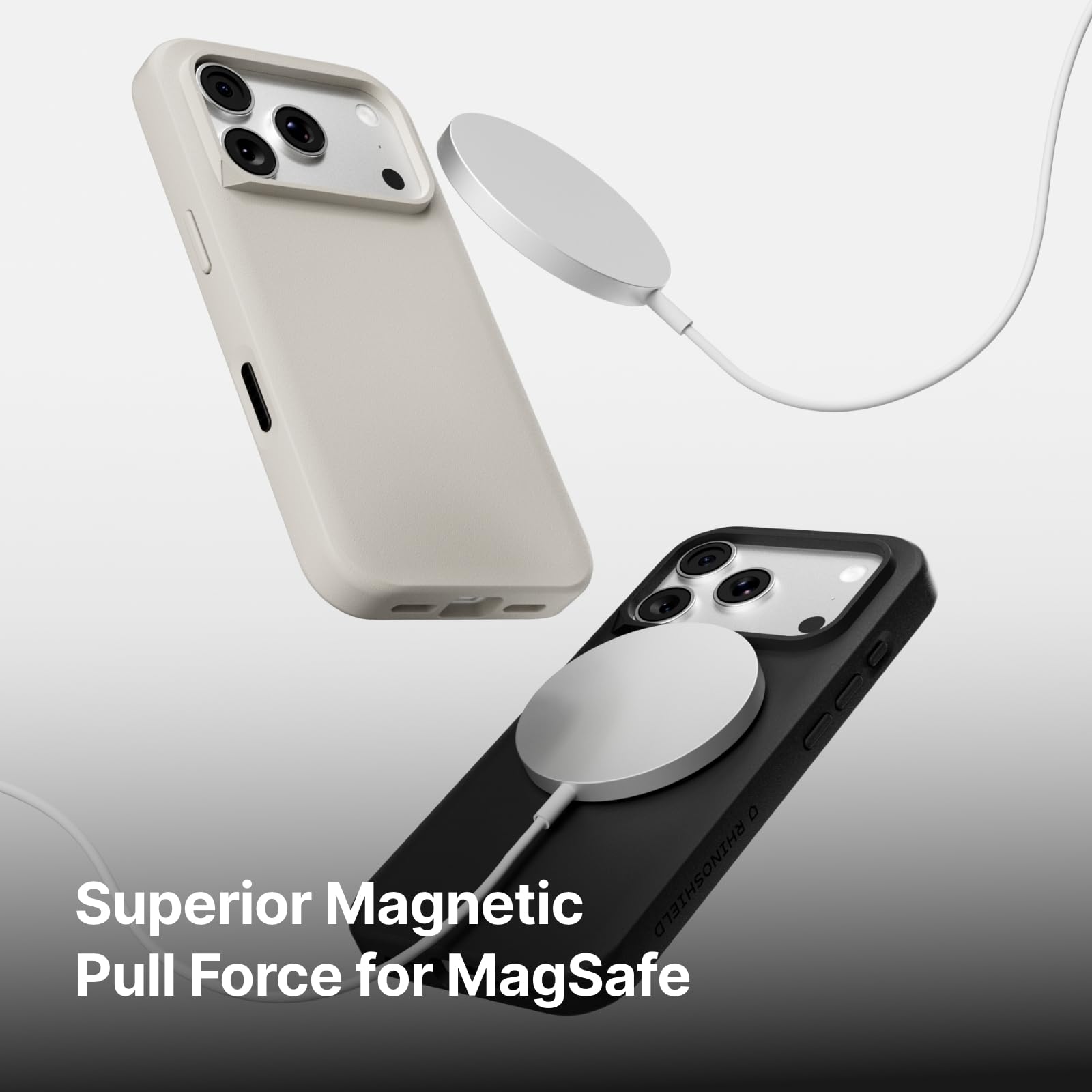 RhinoShield Coque SolidX avec MagSafe pour iPhone 18 Pro / 17 Pro avec Impact Protector Pro - Fixation magnétique renforcée, dépasse Les Normes Militaires, Absorption des Chocs - Bleu Ciel