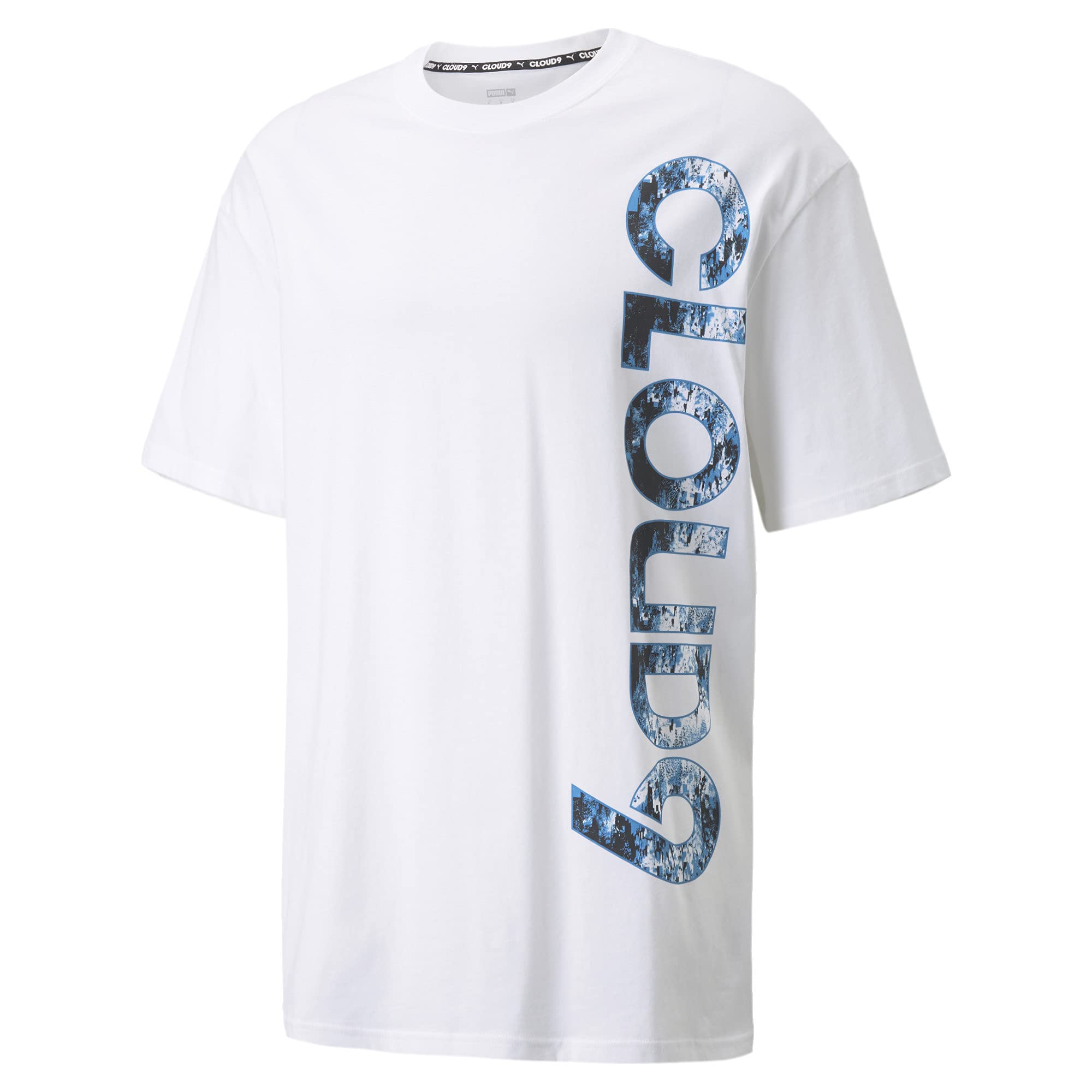 PUMAMen's Cloud9 Big Logo T-Shirt, White, XX-Large