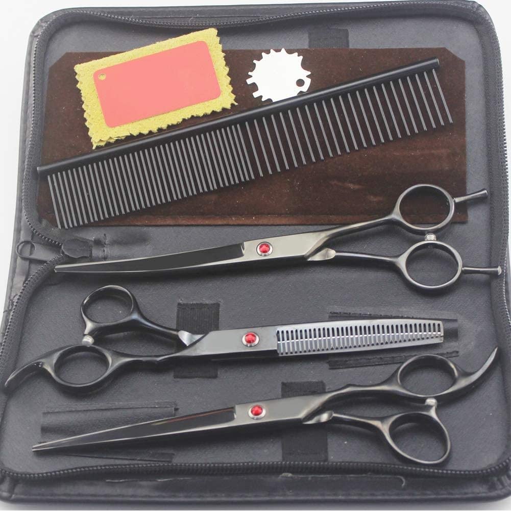 Tijeras de peluquería,Tijeras de peluquería,Tijeras Profesionales para Cortar el Cabello, Tijeras para Adelgazar, Tijeras para el Cabello, Herramienta de Peluquero para p