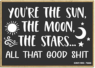 Honey Dew Gifts, You're The Sun, The Moon, The Stars, Fridge Word Magnets for Adults, Sarcastic Magnets for Refrigerator, Funny Fridge Magnet, 3.5 Inch by 2.5 Inch, 76666