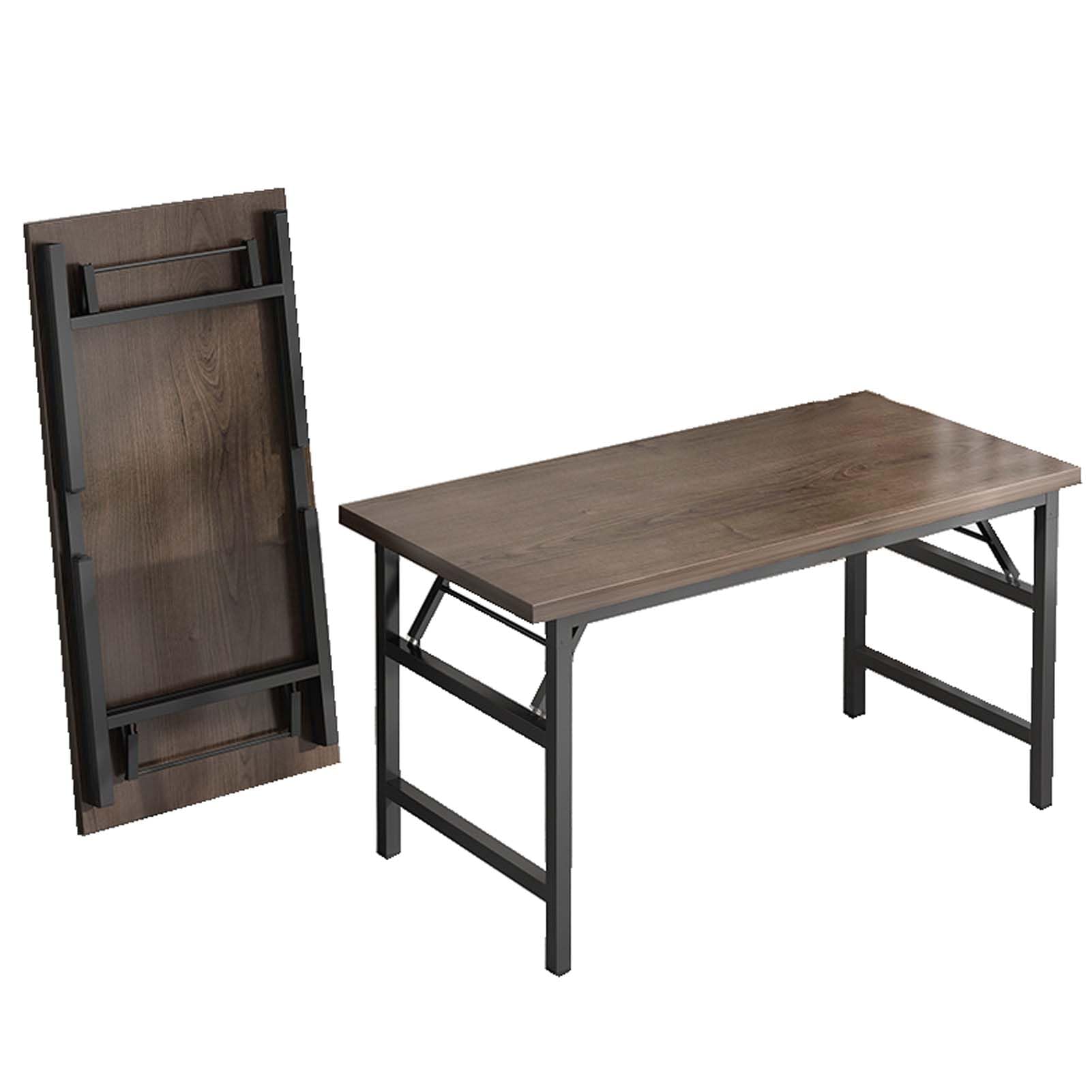 Tavolo da conferenza pieghevole, in metallo robusto, per casa, ufficio, riunioni, semi, Worhops ed eventi, portatile, facile da installare e da montare, ideale per uso aziendale