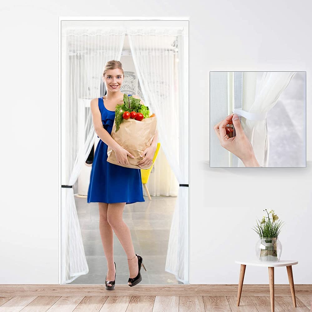 Buy Screen Door with Fly Mosquitos Bug Insect Screen