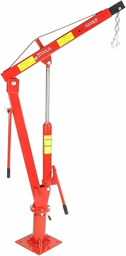 Miniatura 7 de Dragway Herramientas 2000 libras base giratoria para motor hidráulico, polipasto plegable para camioneta, camión con base desmontable