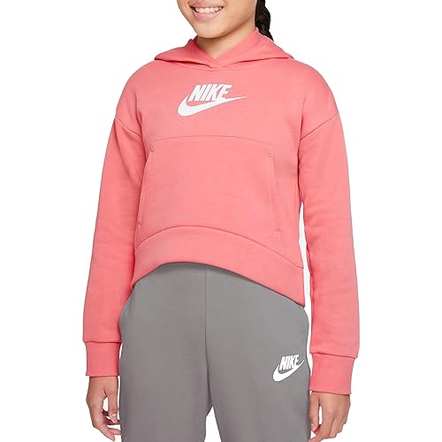 Nike Girl's Sportswear Club Fleece Hoodie (Little Kids/Big Kids)
