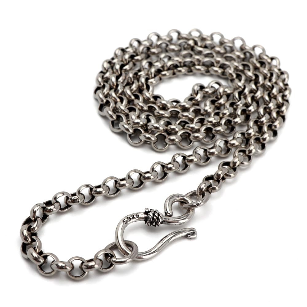 Amazon | [silver KYASYA] シルバー925素材 ネックレスチェーン ロール 