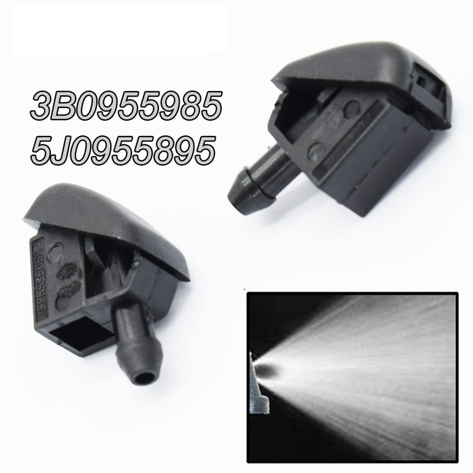 Zestaw 2 zraszaczy przedniej szyby do VW Polo 6N1 (1994-2002) - Numer artykułu: 5J0955986