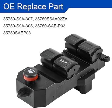 Power Window Switch Fit for 2001-2005 Honda Civic