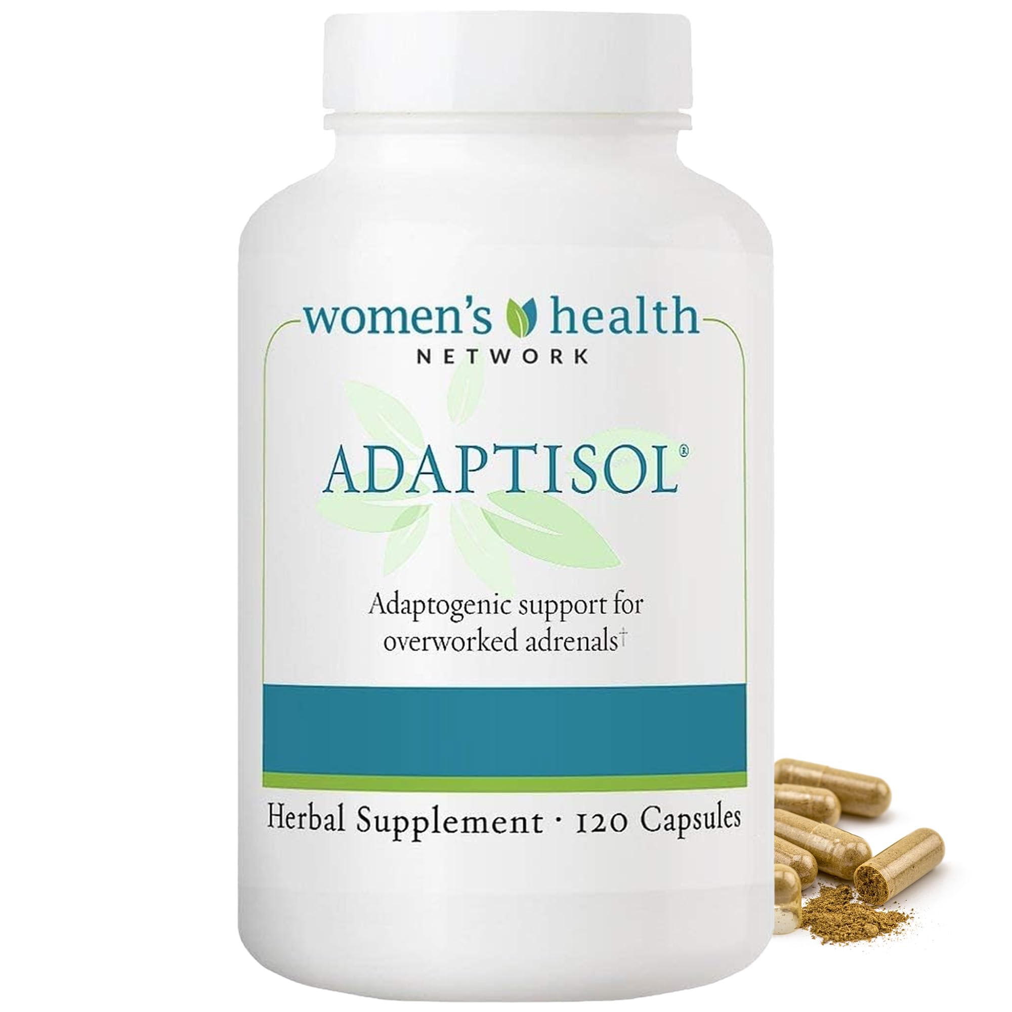 Women's Health Network Adaptisol™ - Helps Normalize Cortisol Function and Relieve Adrenal Fatigue & Stress Response - 120 Capsules (30 Day Supply)