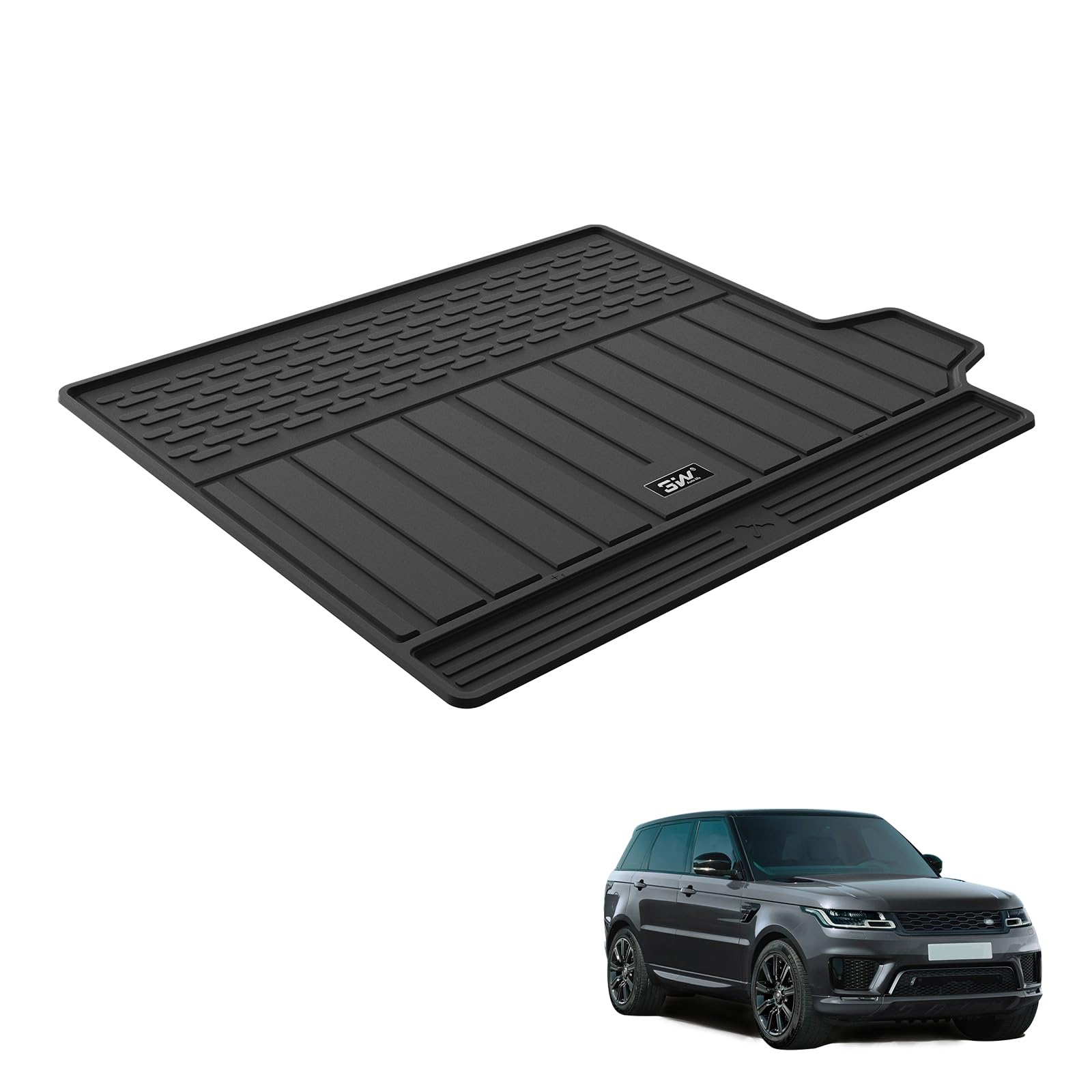 3W Kofferraumwanne für Range Rover Sport L494 2014-2022 | TPE Thorex™ Allwetter | 3D Maßgeschneiderte Passform | Hundefreundlich Auto Zubehör | Wasserdicht & Kratzfest | Antirutsch