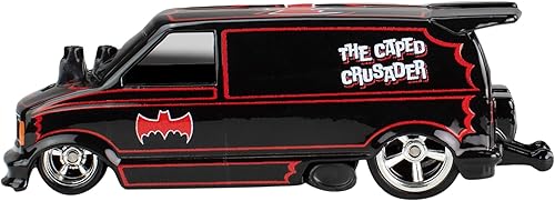 Miniatura 4 de Hot Wheels Batman 1985 Chevy Astra Van Batmobile - Modelo de coche fundido a presión  Escala 164  Longitud 2.8 in Cultura Pop HVJ48