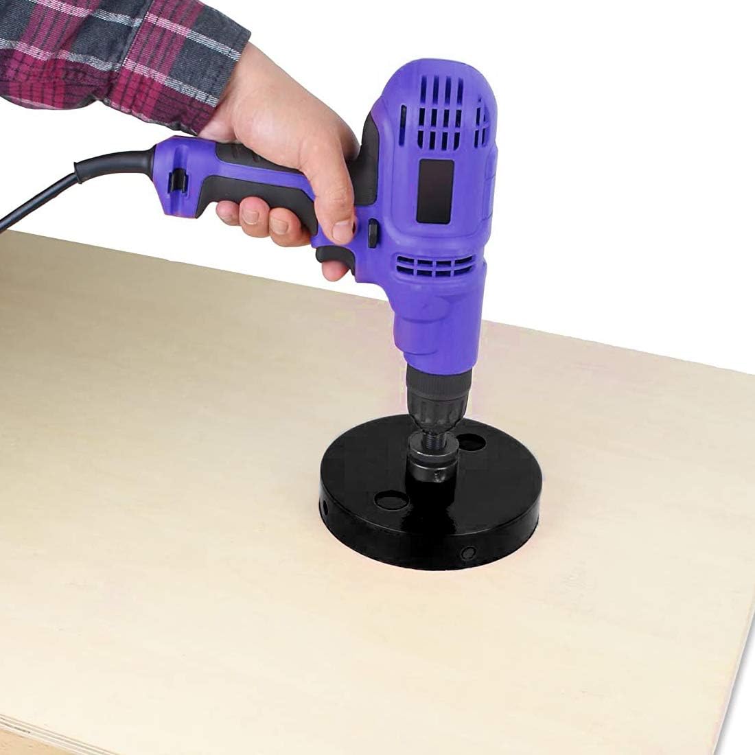 Gеt Pорulаr оƒƒеr PHITUODA 7 / 180mm Hole Saw with Hex Shank Drill Bit Adapter, 38mm Cutting Depth HSS Bi-Metal Hole Cutter Corn Hole Saw for Recessed Lights, Smoothly Cutting in Wood Plastic Drywall and Thin Metal