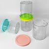 4 Pack CREAMi Deluxe Pints, 24oz Replacement Containers Cups with Color Lids for Ninja Creamy NC501 NC500 Series Ice Cream & Frozen Treat Maker, BPA-Free & Dishwasher Safe 7