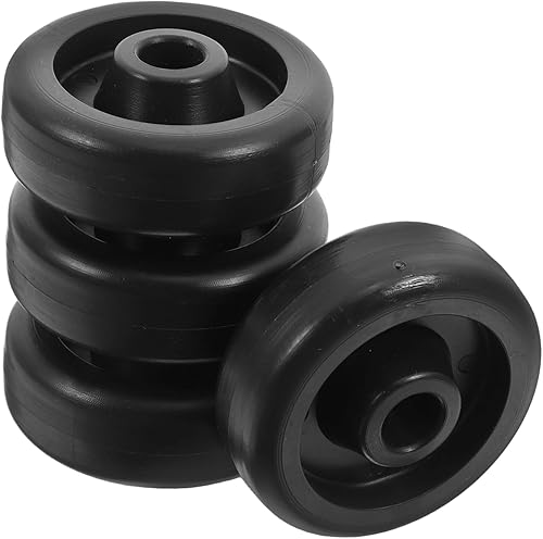 4 ruedas de repuesto para equipo de gimnasio, rodillos resistentes al desgaste para entrenamiento en casa, ruedas duraderas para máquinas de fitness