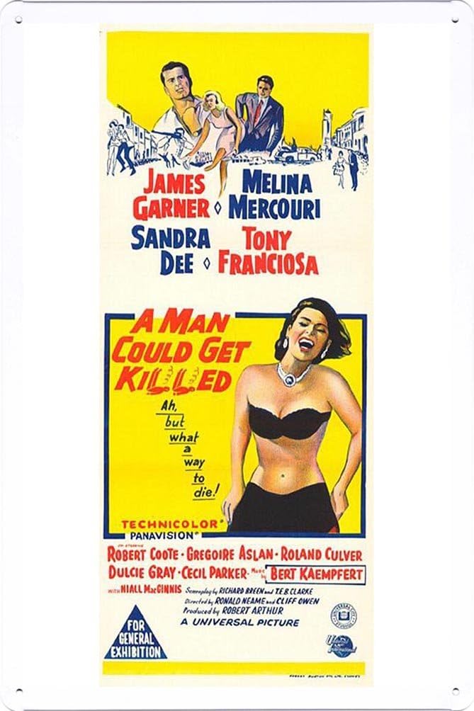 Movie Poster Home Theater Decor Metal Tin Sign Wall Art by