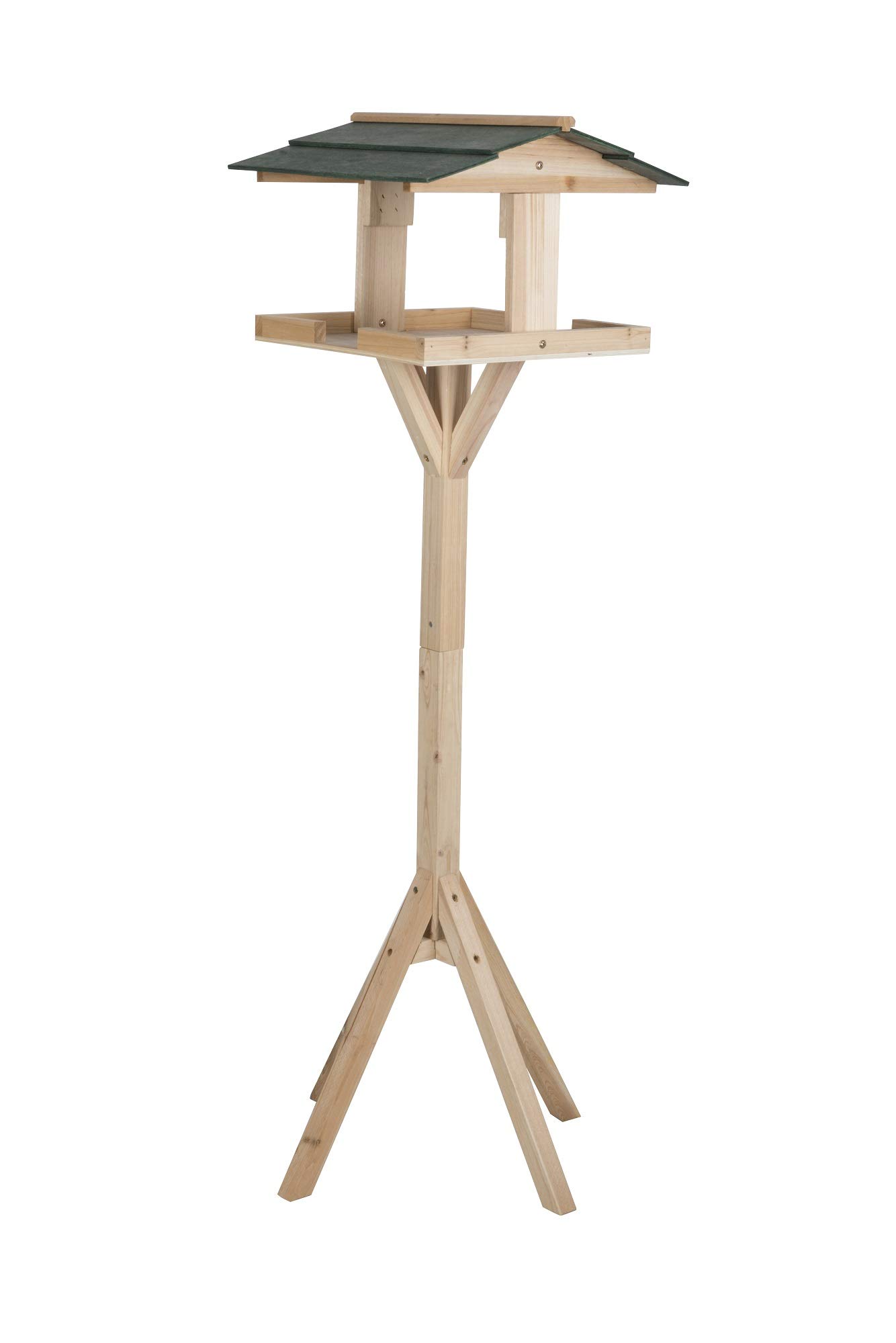 Pajarera con Soporte - 115 x 35 x 35 cm - Comedero para pájaros - para jardín y balcón