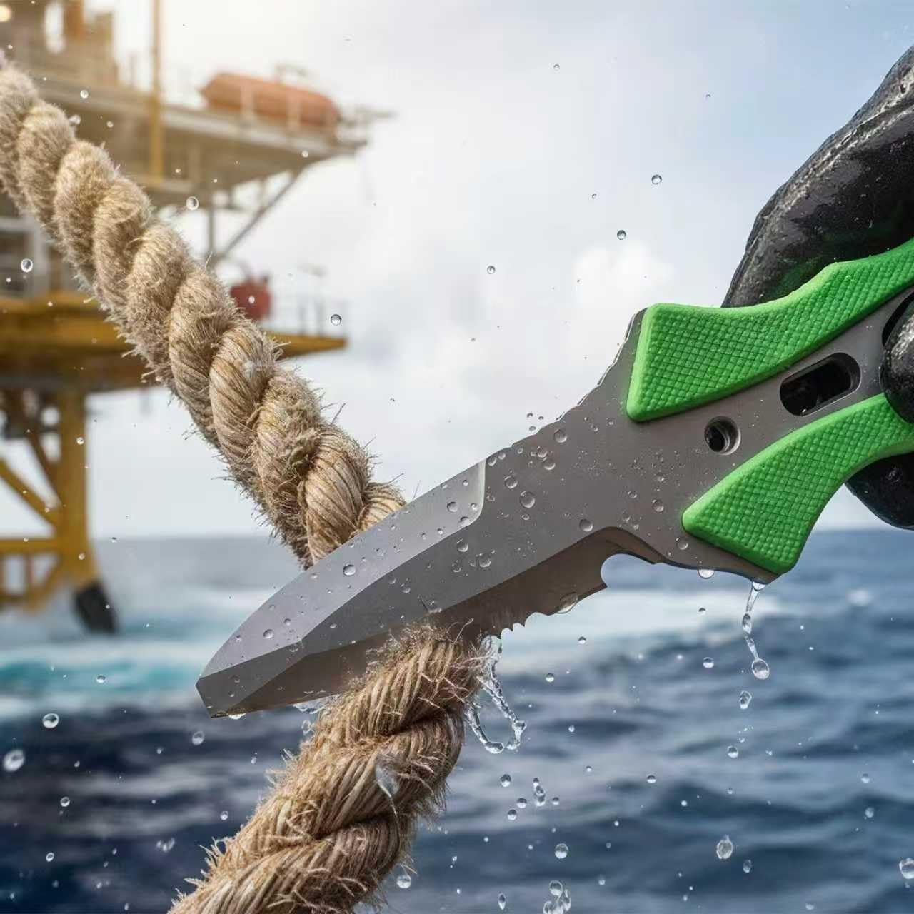 Tauchermesser Edelstahl für Tauchbegeisterte perfekt für Unterwasserabenteuer, Erwachsene