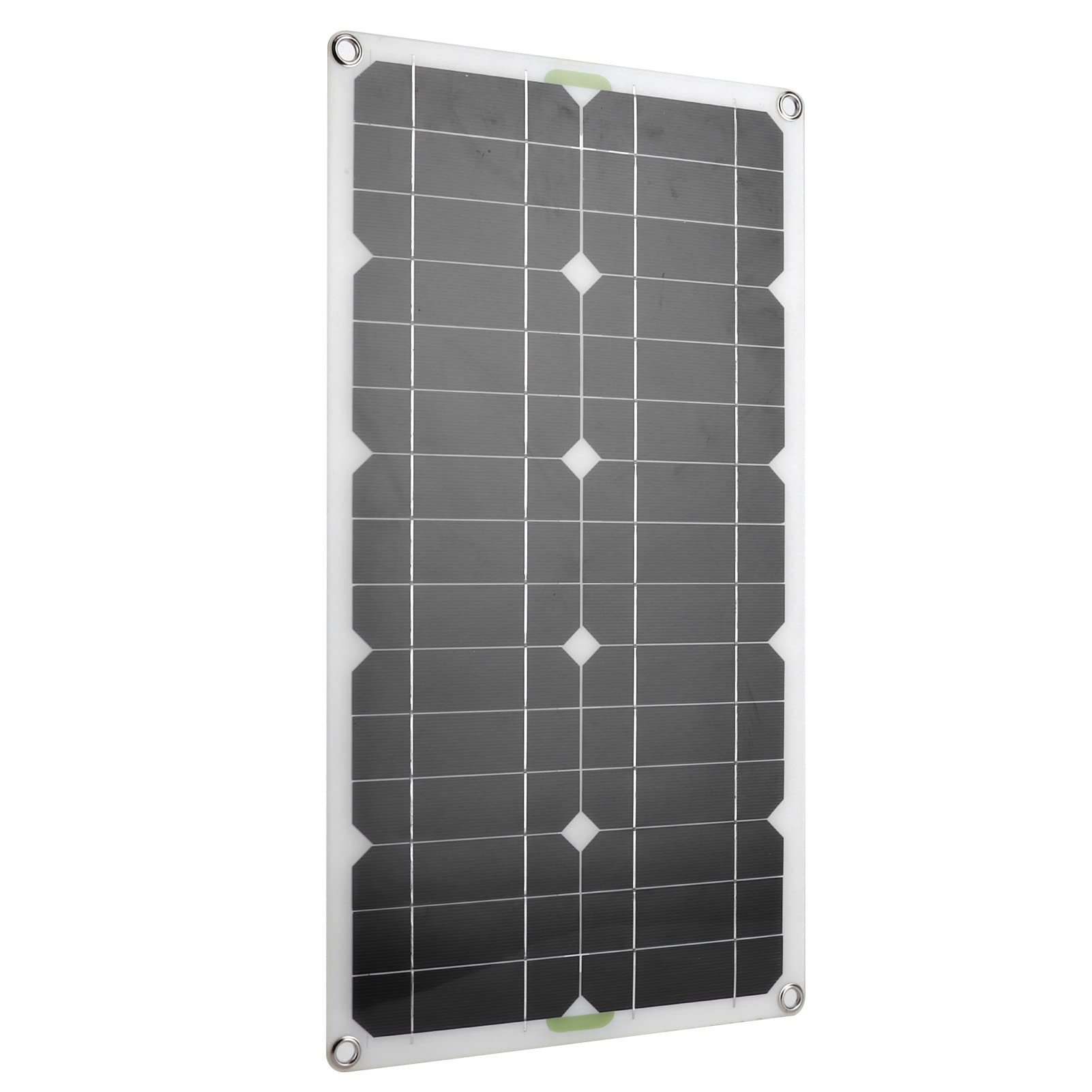 Keenso Cargador Solar Portátil 28W Panel Monocristalino Salida USB