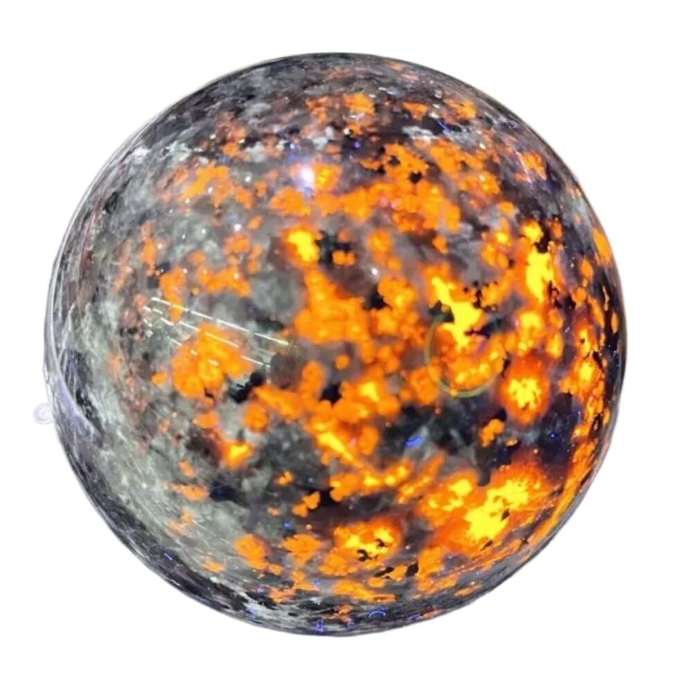 Ylquxeuv One Color Crystal Ball Powerful Wicca Crystals And Flame Stones Sphere Spiritual Witchcraft (Size : 20Mm-30Mm)