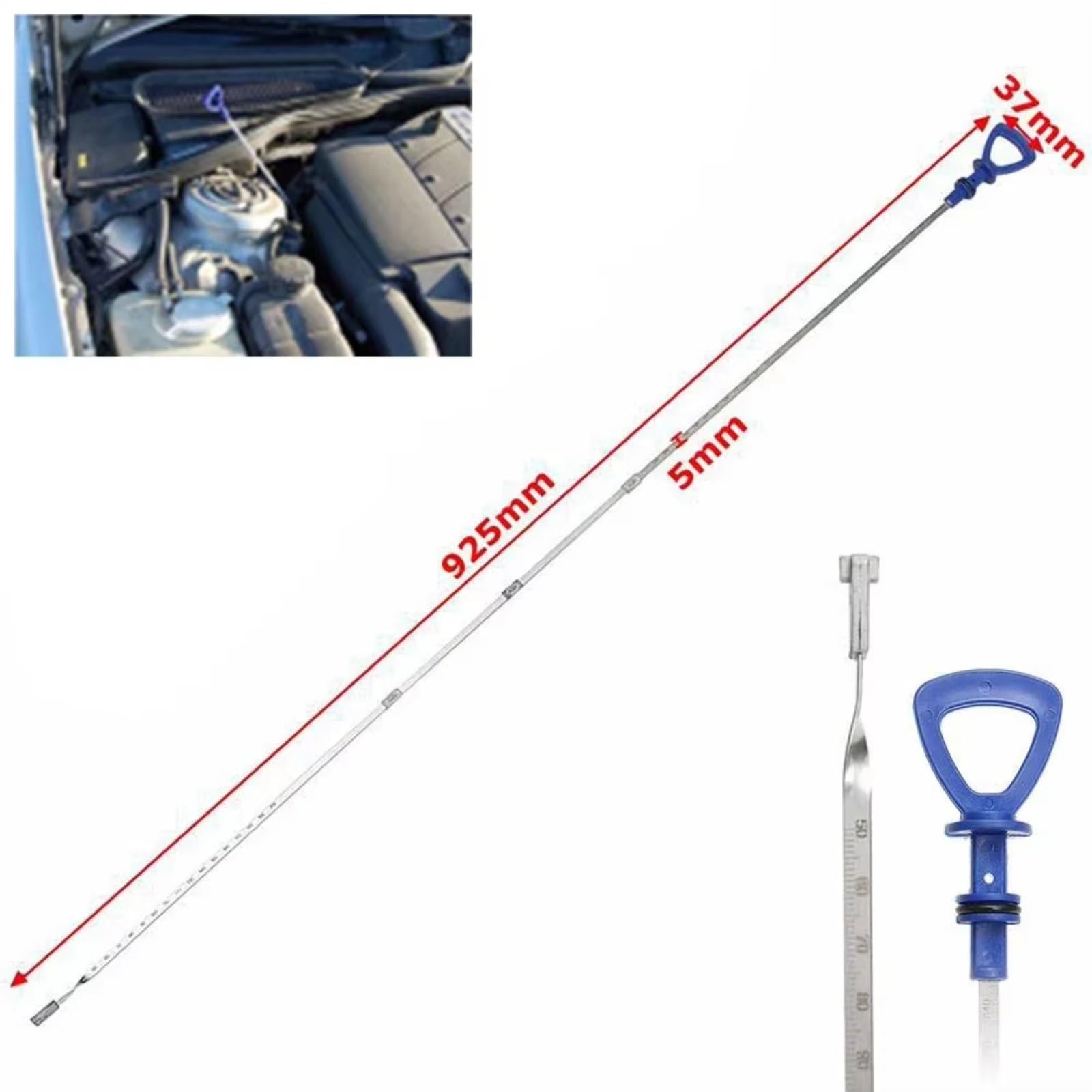 Asta di Livello Olio Motore per Benz S600 2001 2002 2003 1 Pezzo Asta di Livello Olio Motore Accessori per Trasmissione Auto 120589072100