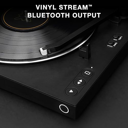 Miniatura 4 de Victrola Tocadiscos Bluetooth automáticos completamente automáticos - Cartucho Audio Technica ATN3600L, reproductor de discos de vinilo de 2