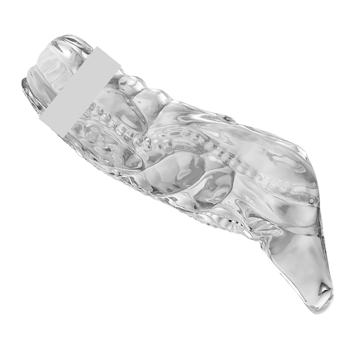 ペニスサック アダルトグッズ 男性用 柔らかい 透明 TPE製 コックリング ペニス シリコン 弾力 凹凸テクスチャ 大人のおもちゃ 男性向け コックサック ペニスグッズ メンズ ペニスリング 男性用 アダルトグッズ ペニス拘束具-タイプ1 透明