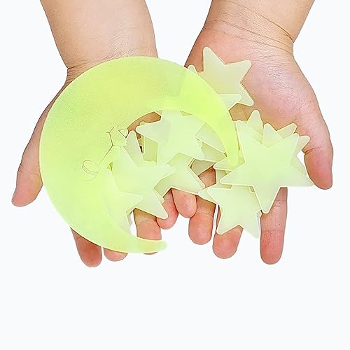 Miniatura 9 de 204 calcomanías de estrellas que brillan en la oscuridad para techo, estrellas brillantes para dormitorio de niños, estrellas para techo, rellenos