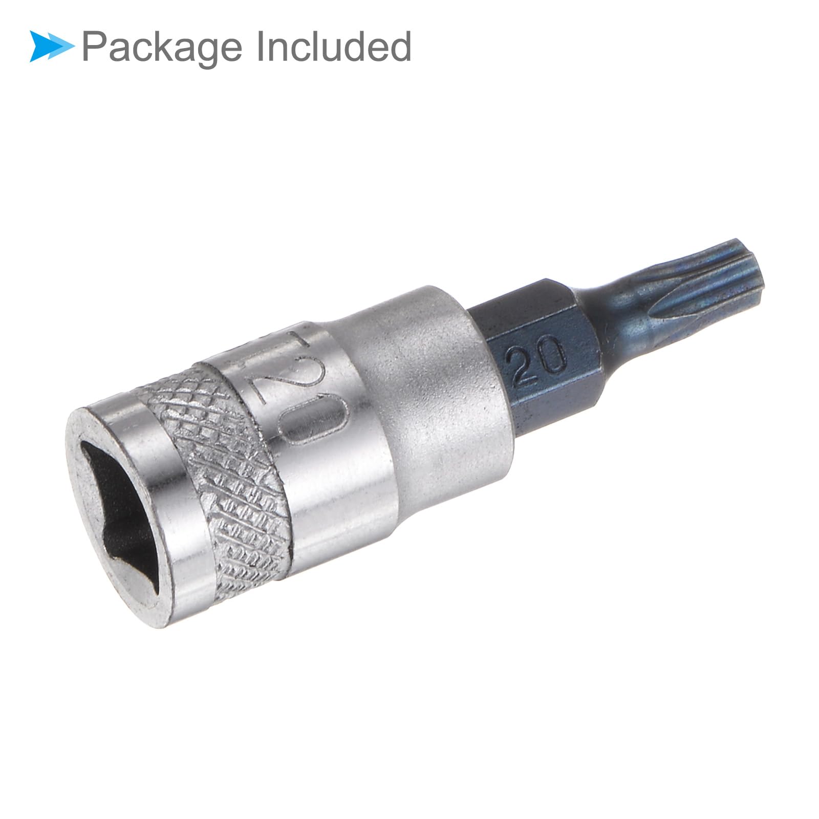 CoCud Chiave Bussola Torx, 1/4 Drive x T8 Acciaio S2 Cr-V Torx Star Socket Bit Impatto Cacciavite Adattatori per Prese - (Applicazioni: per Fissaggio Viti CoCud Chiave Bussola Torx, 1/4 Drive x T8 Acciaio S2 Cr-V Torx Star Socket Bit Impatto Cacciavite Adattatori per Prese - (Applicazioni: per Fissaggio Viti