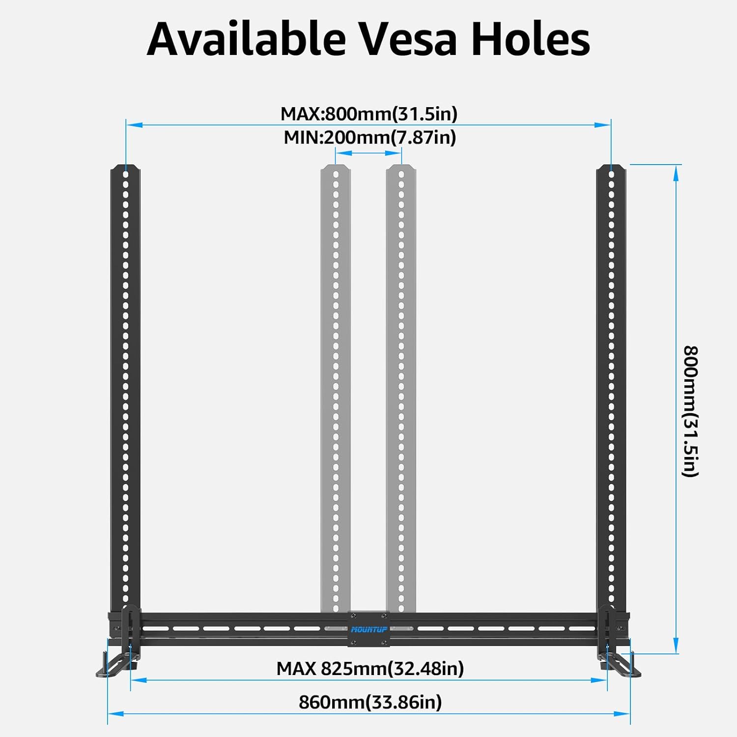 Image showing the rotatable support plate swiveling for aesthetic purposes and adjusting by 90 degrees.