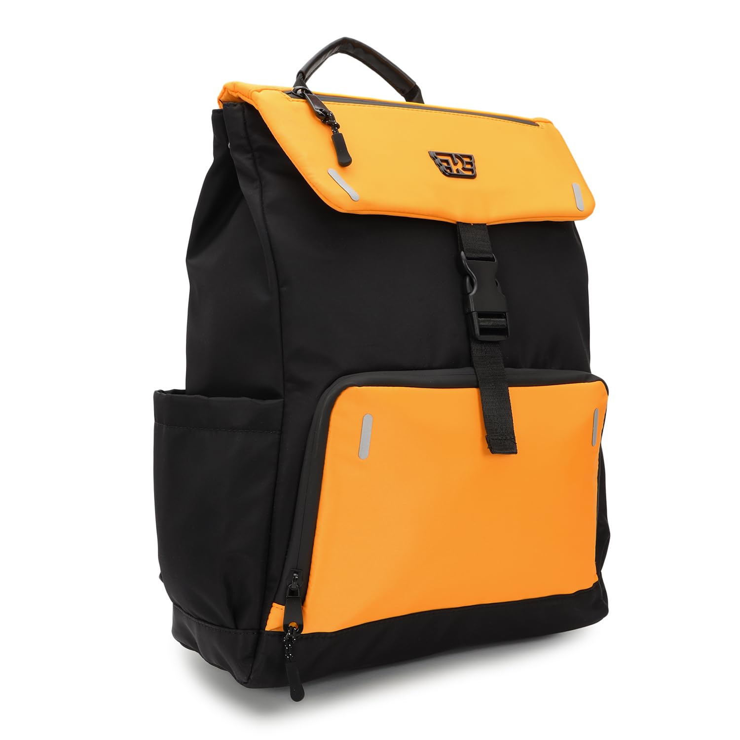 Royal Enfield Urban Carrier Backpack | Seam-Sealed Waterproof Zippers Pockets | Padded Laptop Compartment Bottle Holder Pockets | 100% Polyester outer material | 15 L capacity | YELLOW One Size-picture-18