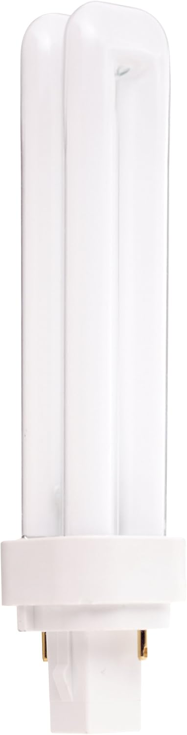 Satco S8324 4100K 18-Watt G24D-2 Base T4 Quad 2-Pin Tube for Magnetic Ballasts