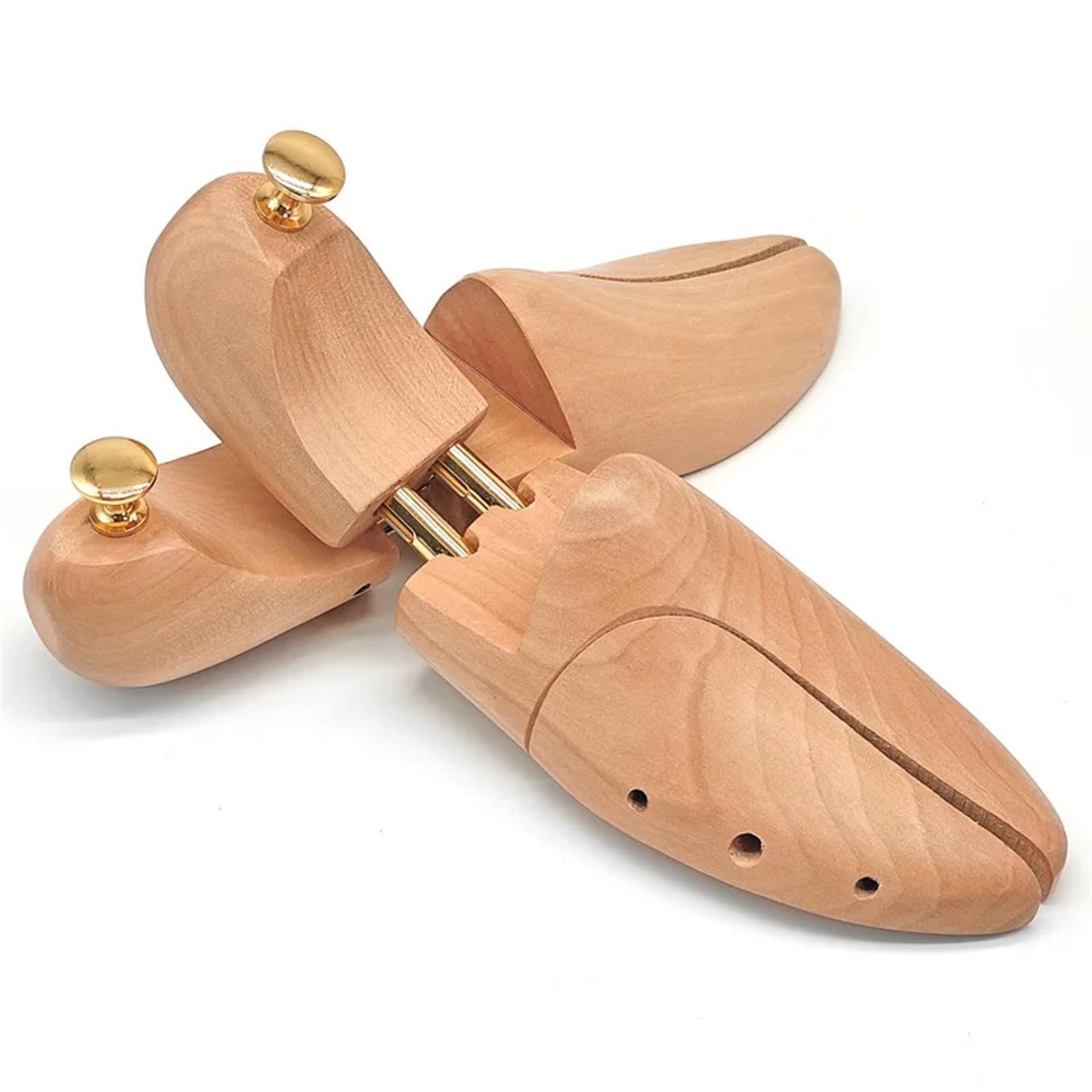 Ensanchador de zapatos Unisex, estante moldeador árboles, madera ajustables, botas, expansor, talla S/M/L, 1 par