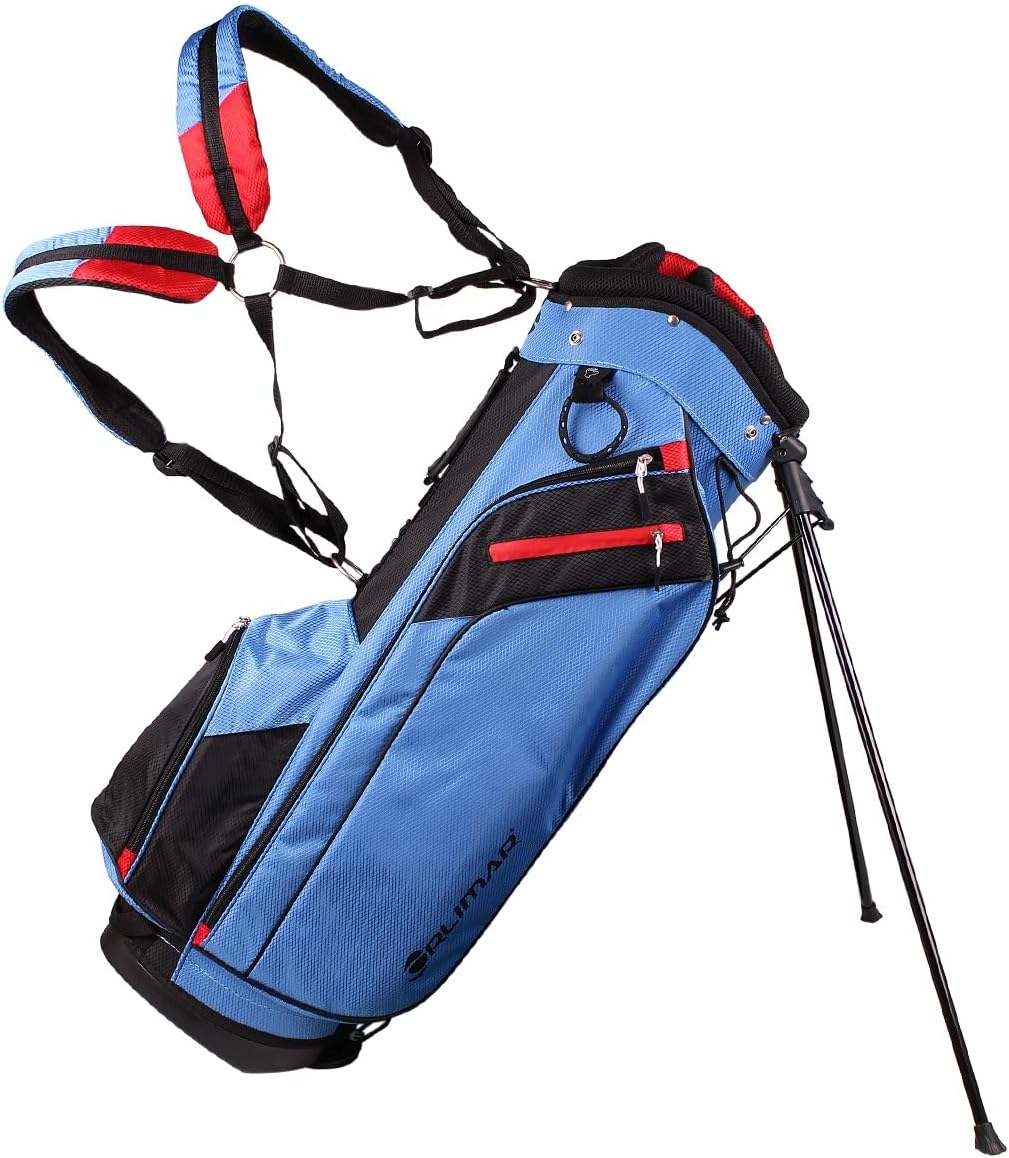 Orlimar SRX 7.4 Golf Stand Bag, Lightweight with 7-Way Top Dividers, 4 Pockets, Adjustable Dual Shoulder Straps, Easy Release Stand Legs, Rain Hood