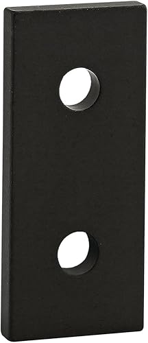 Miniatura 10 de 8020, 40-4307, serie 40, soporte de placa plana de aluminio de 2 agujeros, soporte de conector de montaje recto para extrusión de aluminio extruido