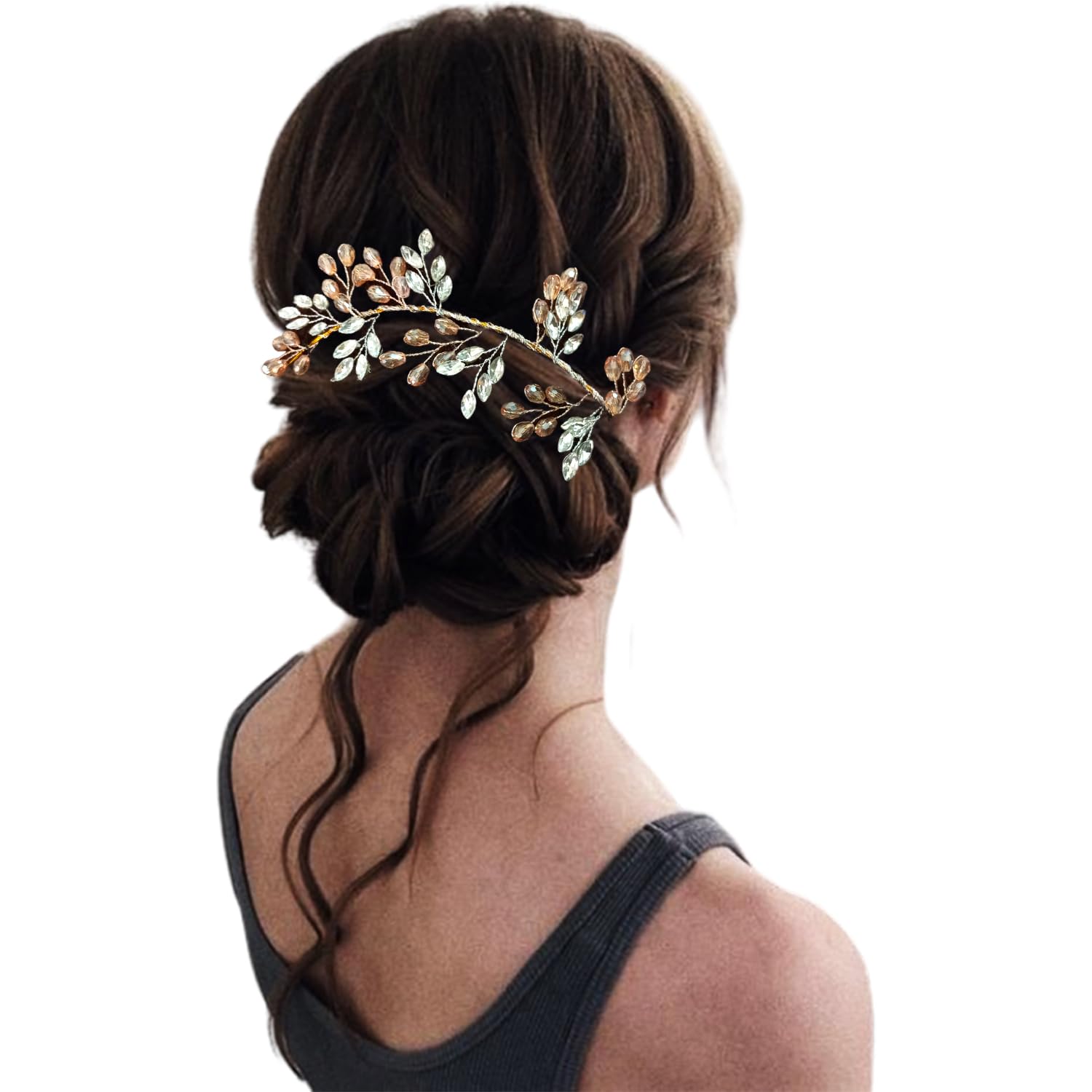 Hair Flare Hair Accessories For Women & Girls, Stylish for Wedding – Artificial Flowers & Pearl Style Juda Bun – Floral Bridal Brooch & Hair Pin, 2747 1 Store Hair Vein Golden Hair Flare Hair Accessories For Women & Girls, Stylish for Wedding – Artificial Flowers & Pearl Style Juda Bun – Floral Bridal Brooch & Hair Pin, 2747 1 Store Hair Vein Golden