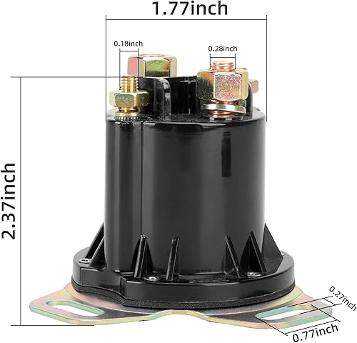 Miniatura 5 de Roykaw Solenoide del carro de golf 48 voltios 150A 4 terminales para el carro de golf eléctrico de 48 voltios EZGO RXV 2008-up, OEM # 649373,624317