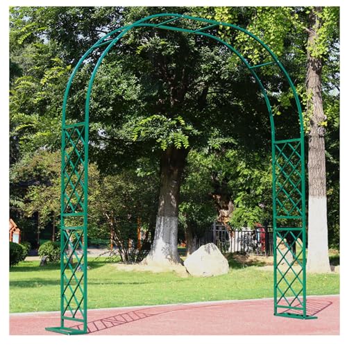 Arche de jardin en métal robuste et structure rigide anti-intempéries - 2