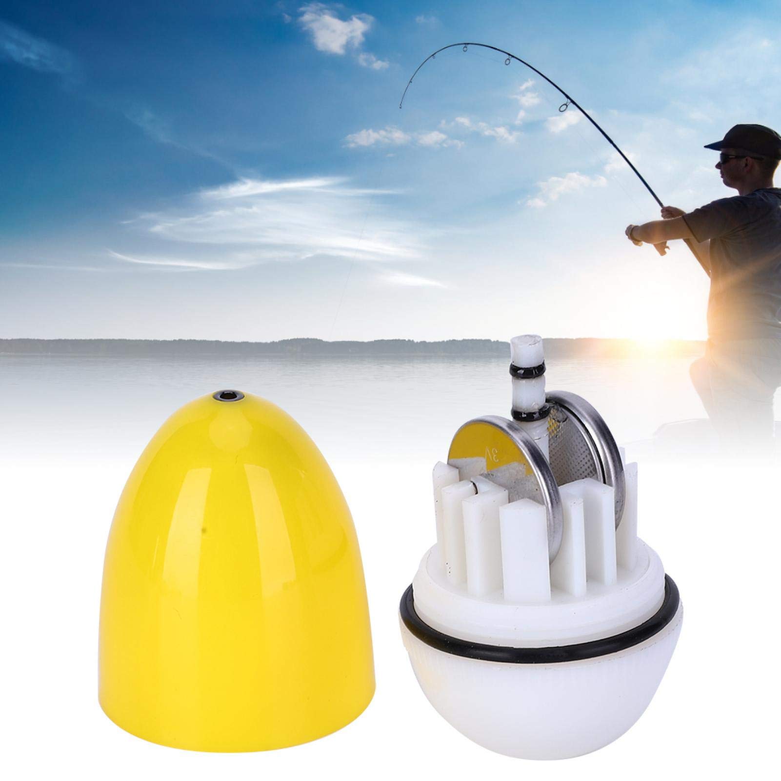 Lot de 3 flotteurs de pêche à LED intelligents avec capteur de