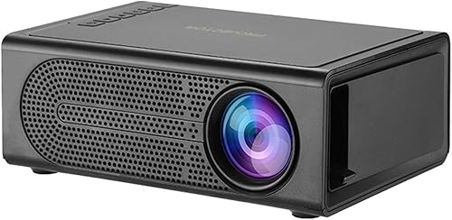 Mini proyector, proyector portátil HD de 1080P, proyector de video de película compatible con HDMIUSBAVtarjeta de memoria5V-2A, apartamento