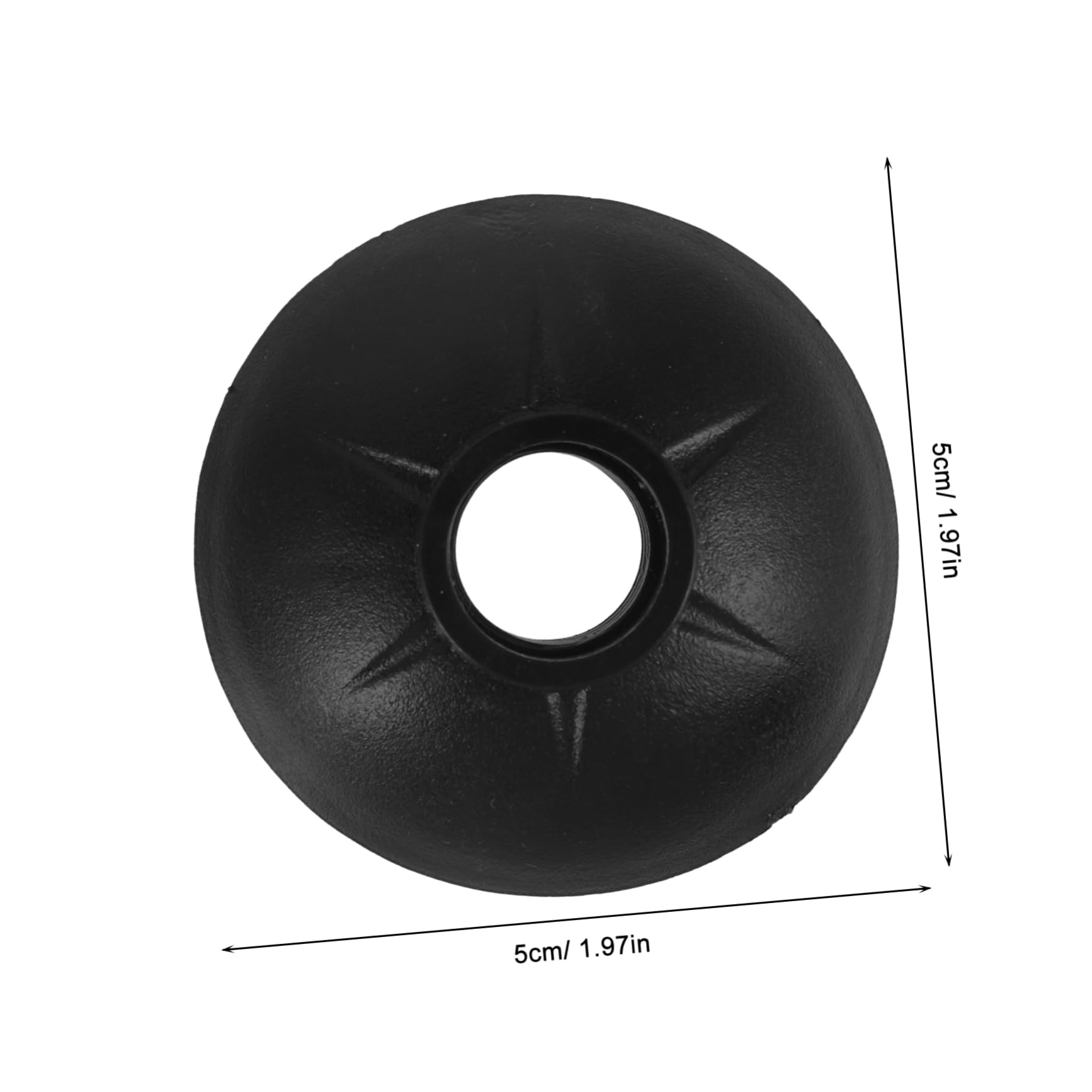 Balacoo 6Pcs Walking Stick Foot Pads Non Skid Crutch Tip Protectors for Trekking Poles and Hiking Sticks Durable Replacement Tips for Safety and Stability