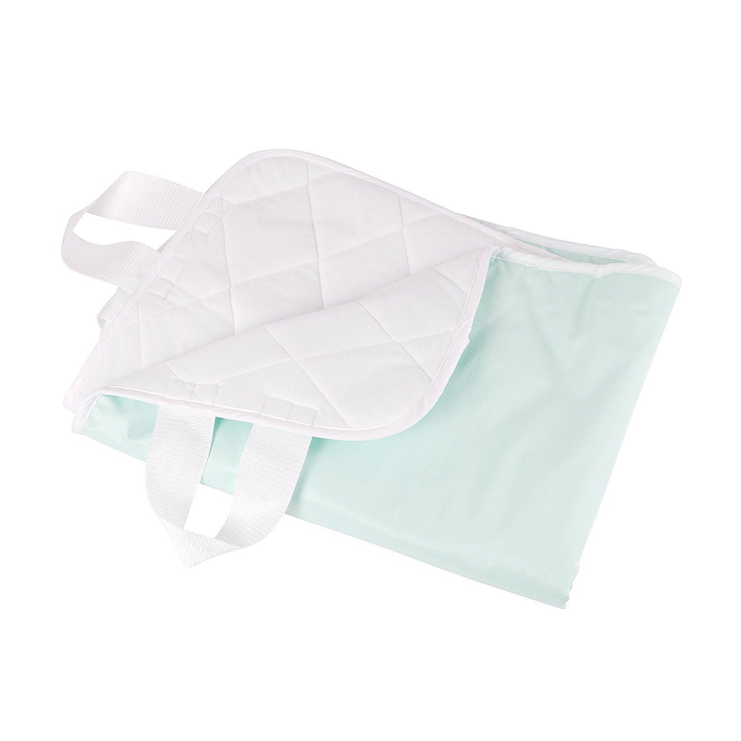 DMI Waterproof Sheet to be Used as a Bed Pad, Mattress Protector, FSA and HSA Eligible, Furniture Cover or Seat Protector with Quilted Slide Sheet and 4 Layers of Protection, With Straps, 28 x 36