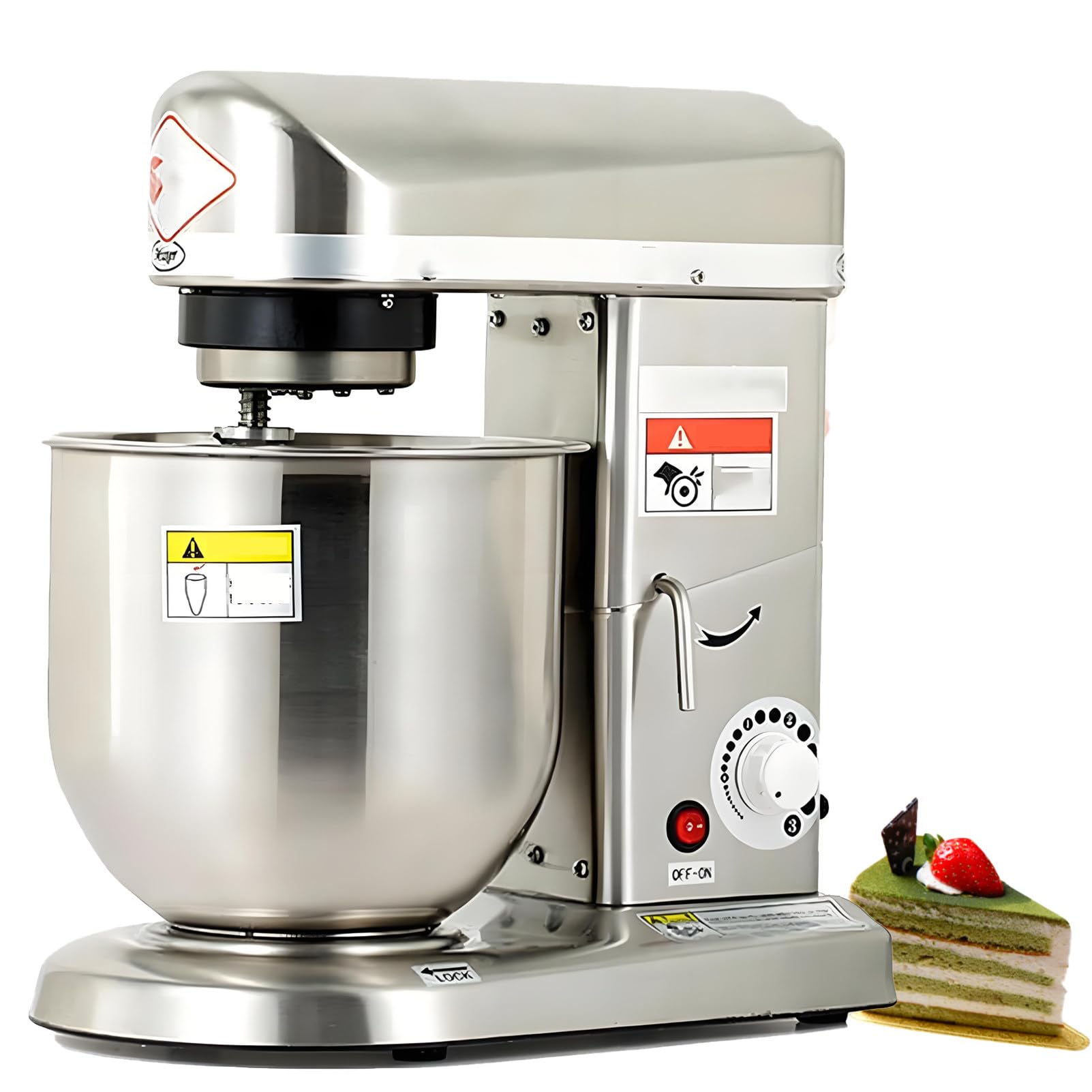 Impastatrice elettrica 3 in 1 con ciotola per uso commerciale