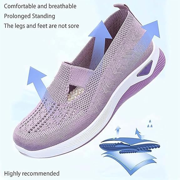 Inspireuplift Shoes for Women, Inspire Uplift Womens Shoes, Breathable Lightweight Stretchy Knitted Sneakers4