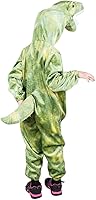 Vista 5 de Dinosaurio T-Rex halloween traje-s, para niño-ren, niños-s, chicas-s, chicos-s, raptor disfraz de fantasía, disfraz raptil, traje de dinosaurio-s