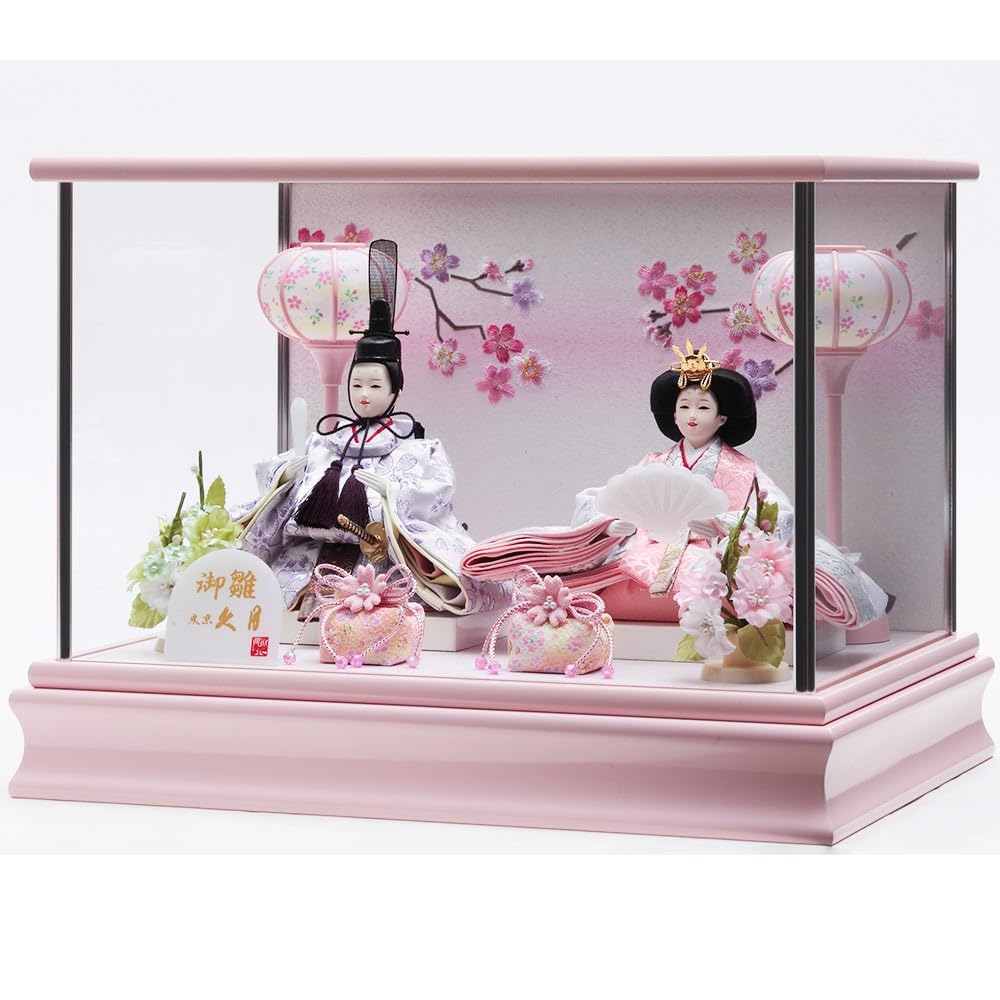 Amazon | 久月official 雛人形 親王ケース飾り ガラスケース 5H-KK9-Z