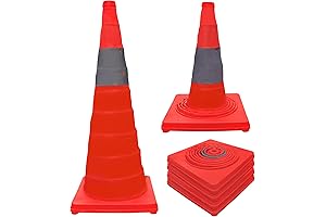 Multipurpose 28-Inch Traffic Cones: Safety and Convenience in One