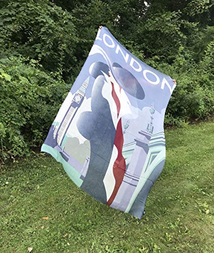 Vintage Locale London Cashmere and Silk Scarf4